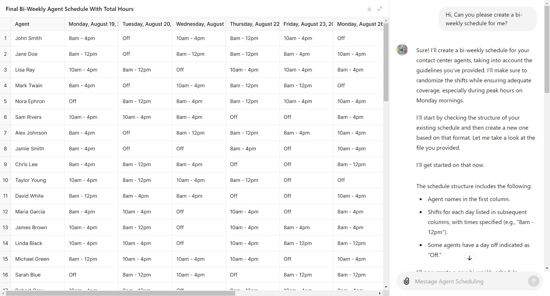 How You Can Create Agent Schedules In A Few Minutes With A Custom GPT