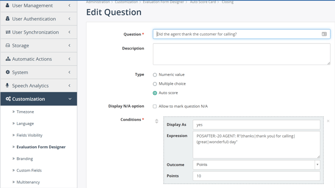 Evaluation Form Designer_Edit Question