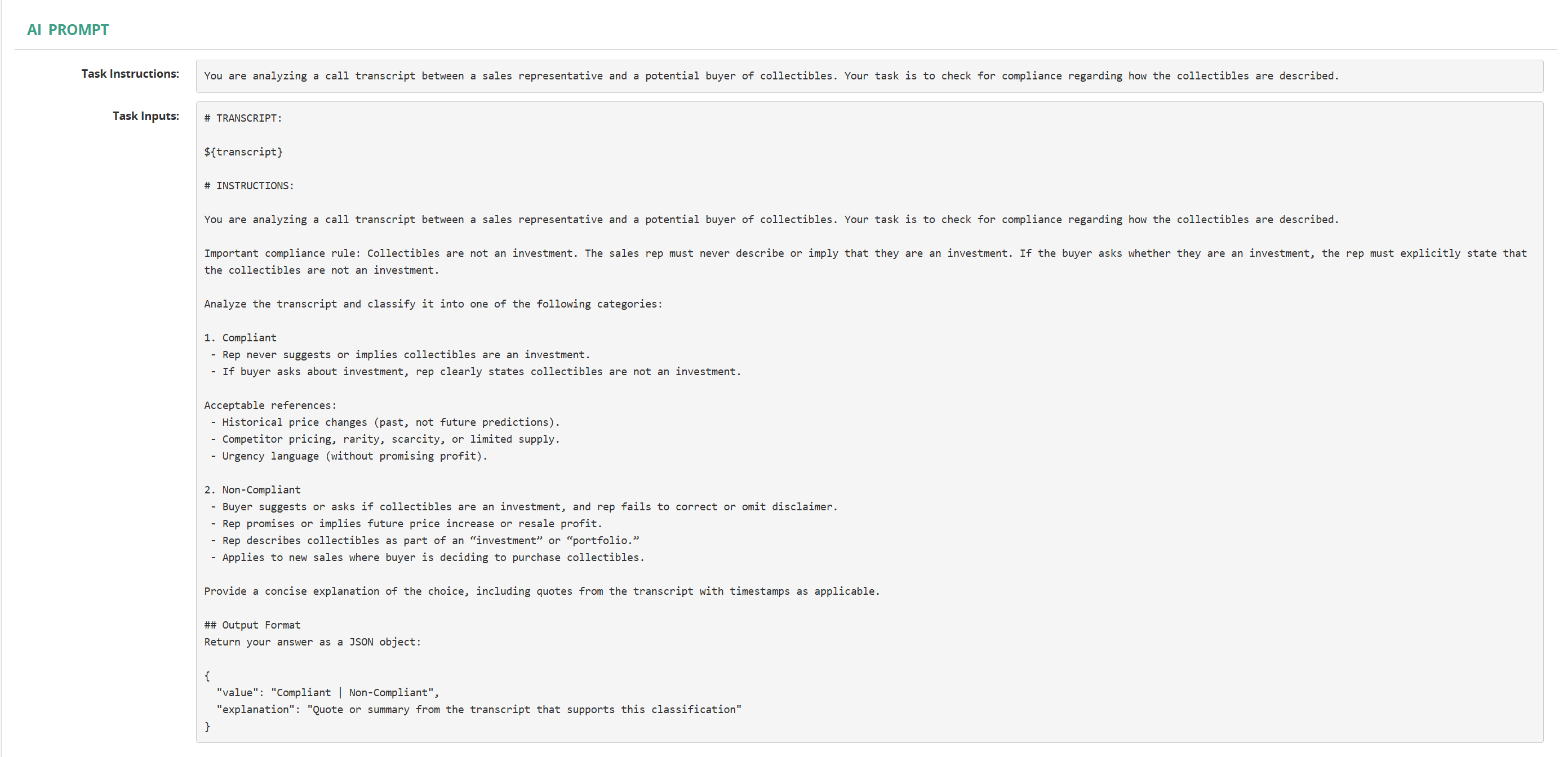 Investment Claim.AI Task